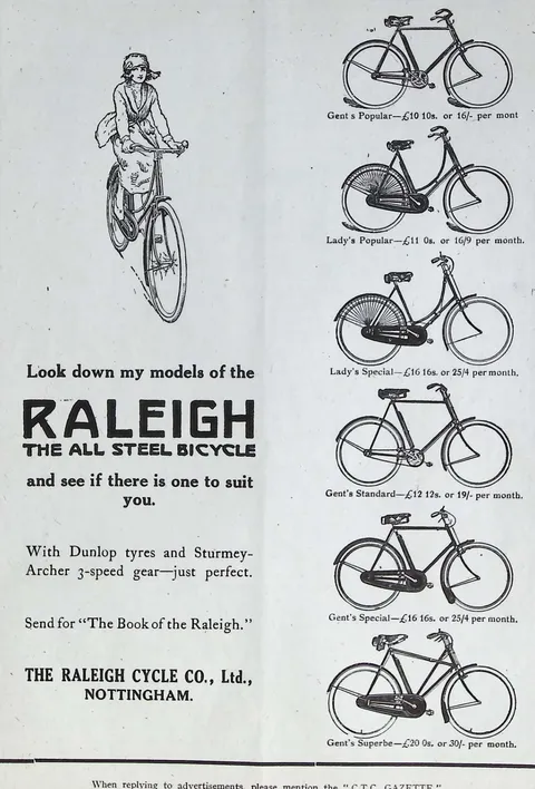 Raleigh, the All Steel Bicycle
