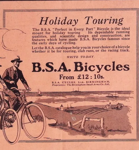 Holiday Touring, B.S.A. Bicycles