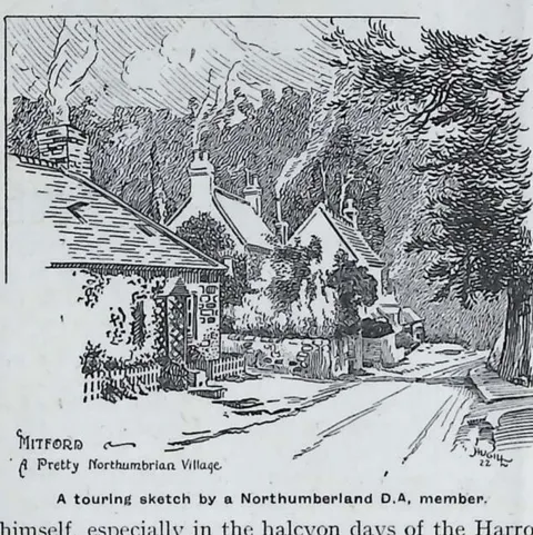 Mitford, a Pretty Northumbrian Village