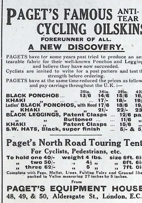 Paget's Famous Anti-Tear Cycling Oilskins