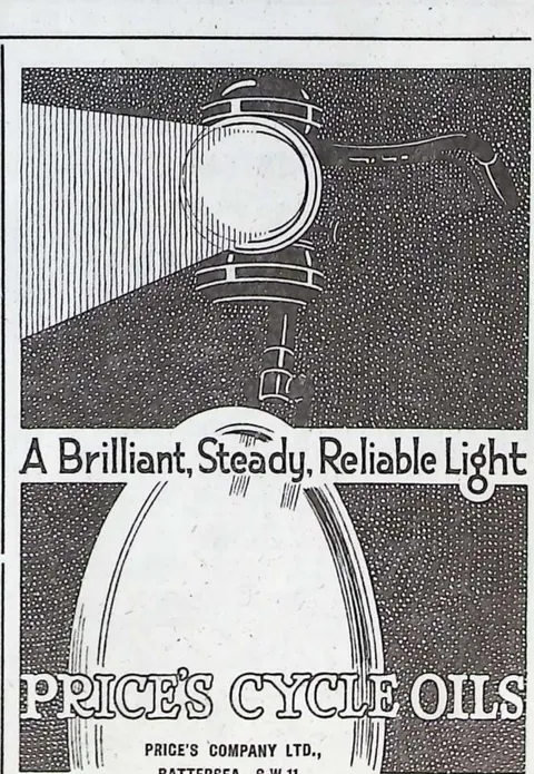 Price's Cycle Oils advertisement