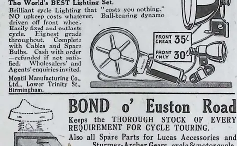 Bulli-Montil Cycle Electric Light Set