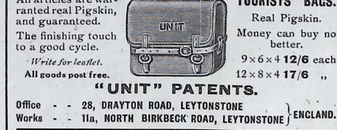 Unit Patents, Toe Straps and Tourists' Bags