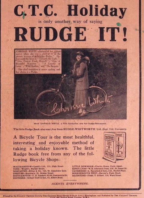 C.T.C. Holiday is only another way of saying Rudge It!