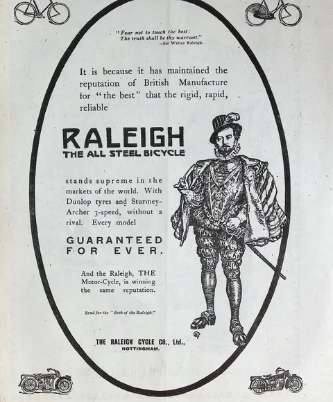 Raleigh "The All Steel Bicycle"