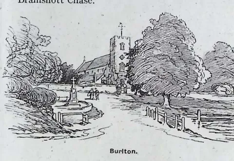 Buriton village and church
