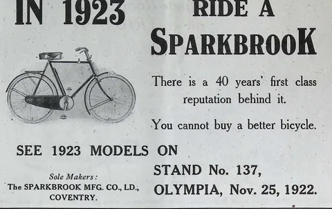 Sparkbrook bicycle advertisement