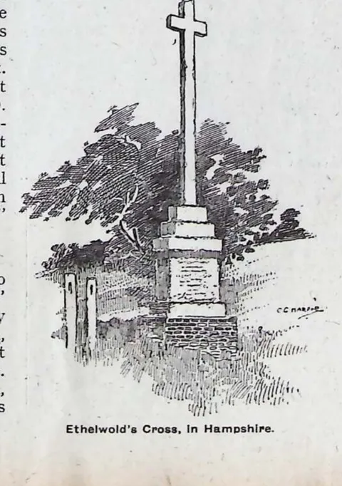 Ethelwold's Cross, in Hampshire