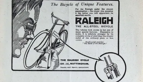 Raleigh Bicycles advertisement