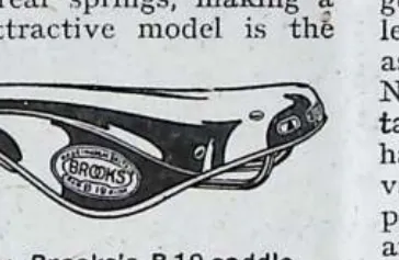 Brooks's B19 saddle
