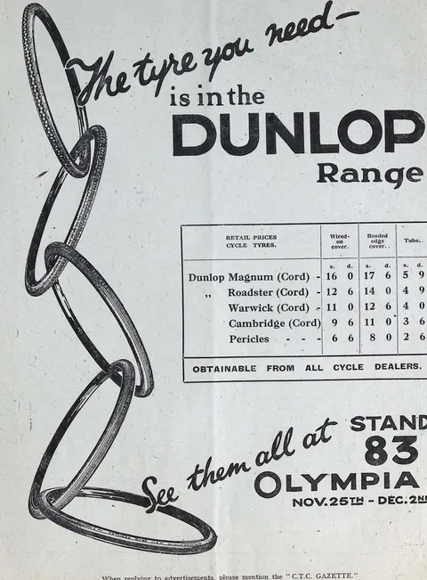 Dunlop tyres advertisement