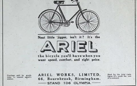 Ariel 'Neat little jigger' advertisement
