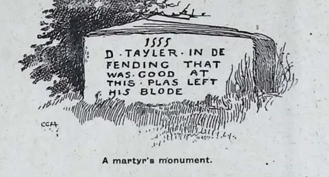 A martyr's monument