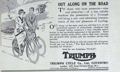 Triumph Cycles - Out along on the Road