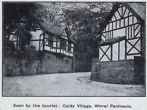 Seen by the tourist: Caldy Village, Wirral Peninsula