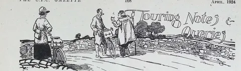 Touring Notes and Queries department heading