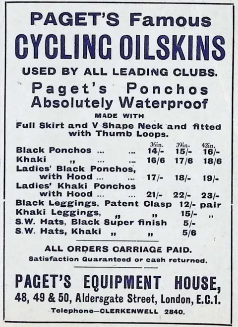 Paget's Famous Cycling Oilskins