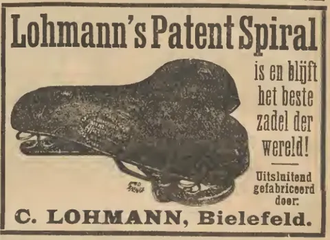 Lohmann's Patent Spiral zadel