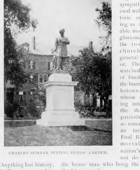 Charles Sumner Statue, Public Garden