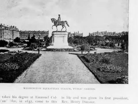 Washington Equestrian Statue, Public Garden