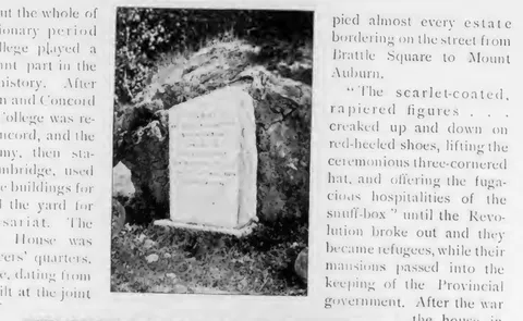 Inscribed boulder marker, Cambridge