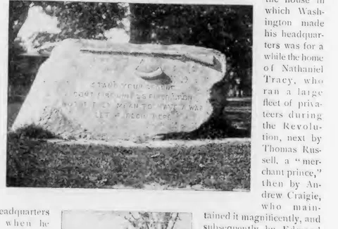 Boulder marker, 'Stand Your Ground'