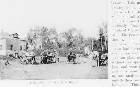 The Yard at Tolstoy's Home