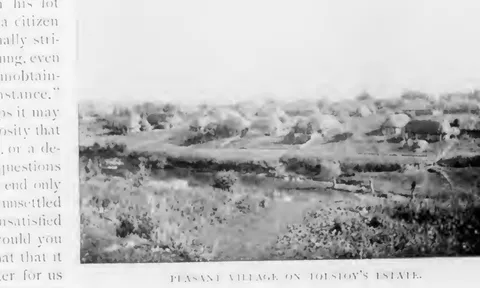 Peasant Village on Tolstoy's Estate
