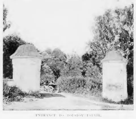 Entrance to Tolstoy's Estate