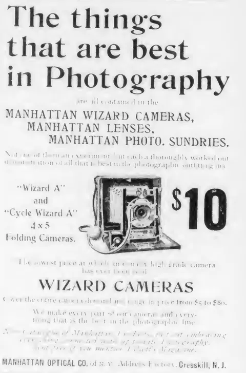 Manhattan Wizard Cameras, Manhattan Optical Co.