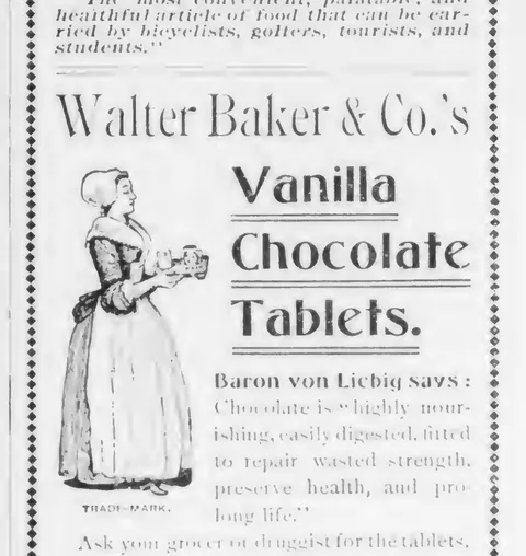 Walter Baker & Co.'s Vanilla Chocolate Tablets