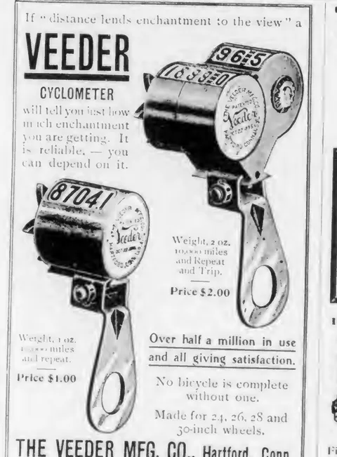 Veeder Cyclometer, The Veeder Mfg. Co., Hartford