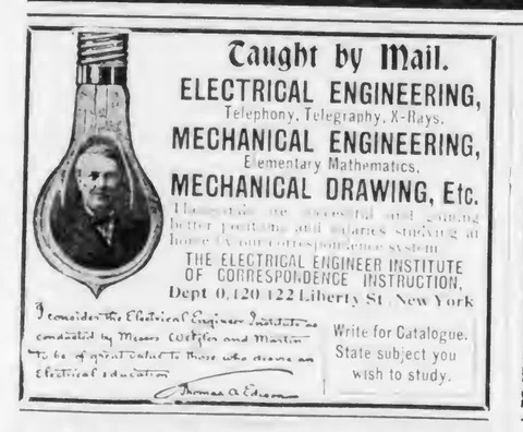 Electrical Engineering taught by mail, The Electrical Engineer Institute