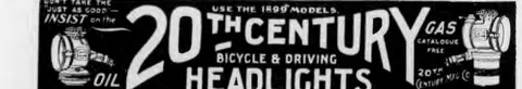 20th Century Gas Headlights