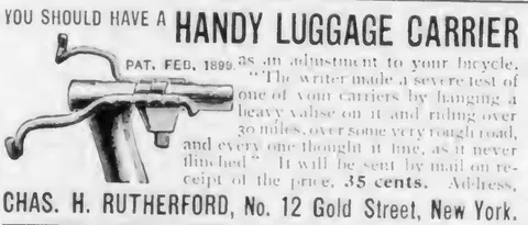 Handy Luggage Carrier, Chas. H. Rutherford, New York