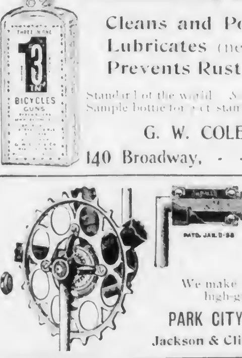 3-in-One Oil, G. W. Cole & Co., New York