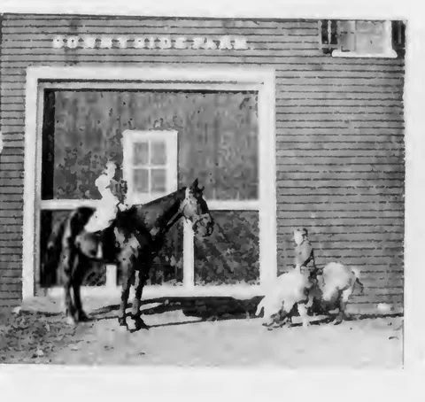 Child on horseback at Sunnyside Farm