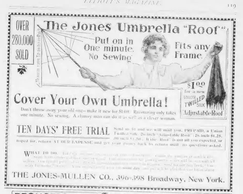 The Jones Umbrella "Roof"