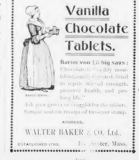 Walter Baker & Co.'s Vanilla Chocolate Tablets