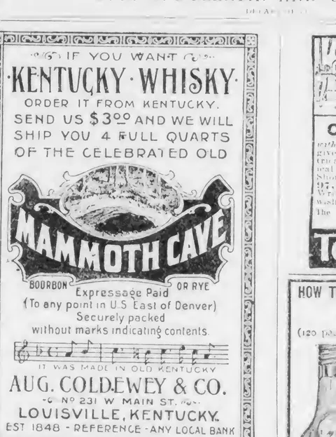 Kentucky Whisky, Mammoth Cave Brand