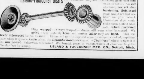 Leland-Faulconer Gears for Chainless Bicycles