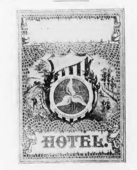 Hotel, sign design sample