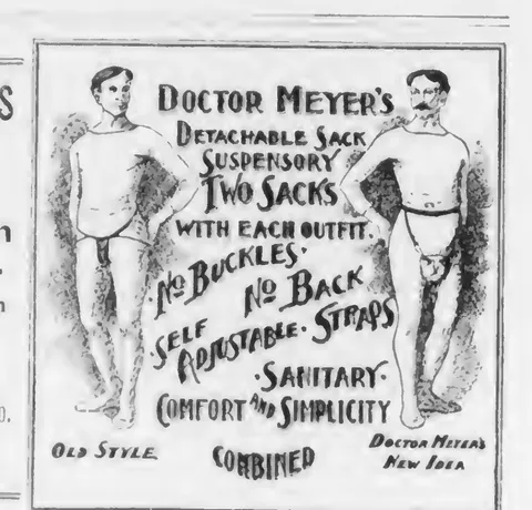 Doctor Meyer's Detachable Sack Suspensory (Old Style / Combined)