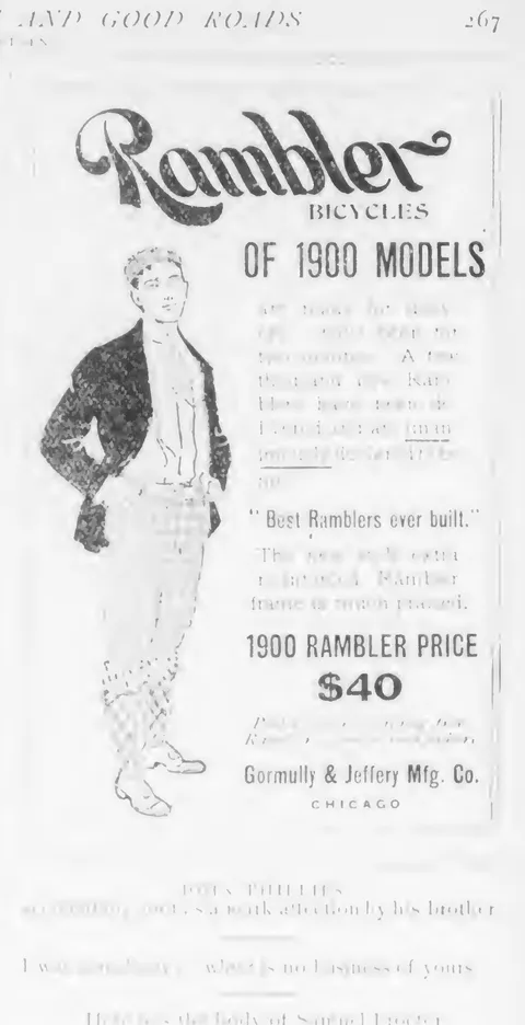 Rambler Bicycles of 1900 Models