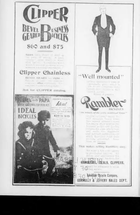 Clipper, Rambler and Ideal Bicycles