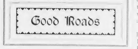 Good Roads