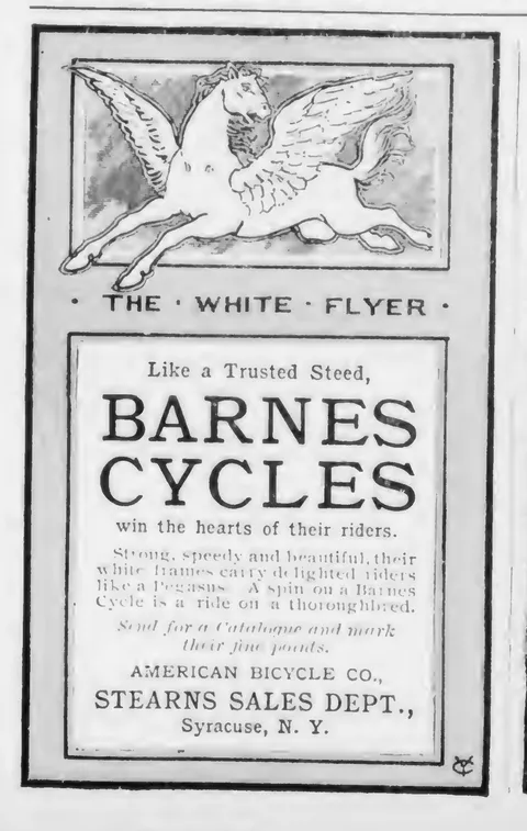 "The White Flyer", Barnes Cycles