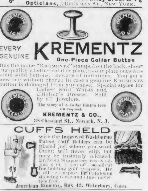 Every Genuine Krementz One-Piece Collar Button