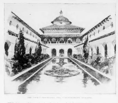The Court, Machinery and Transportation Building