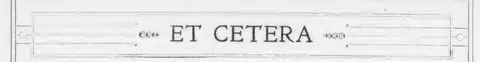 Et Cetera